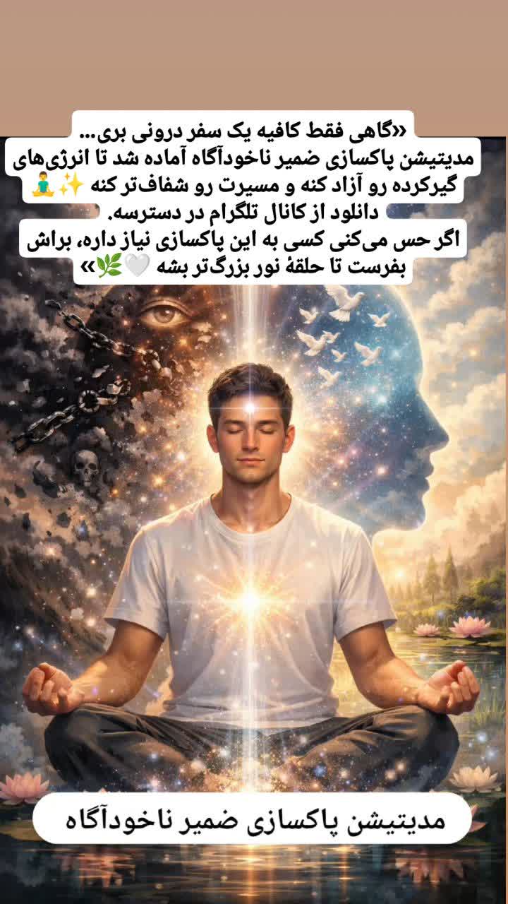 مدیتیشن پاکسازی ضمیر ناخودآگاه | رهایی از باورهای محدودکننده + دانلود نسخه کامل