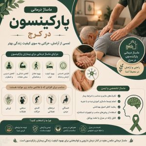 ماساژ درمانی پارکینسون کرج | ماساژ درمانی پارکینسون در منزل کرج