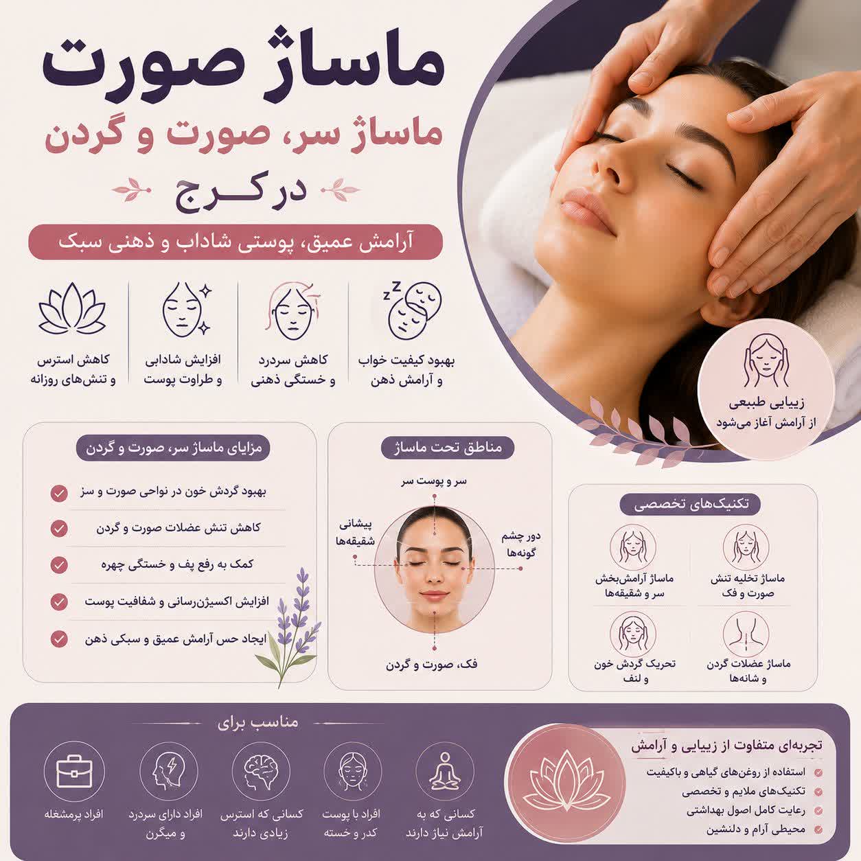 ماساژ صورت کرج | ماساژ سر، صورت و گردن در کرج