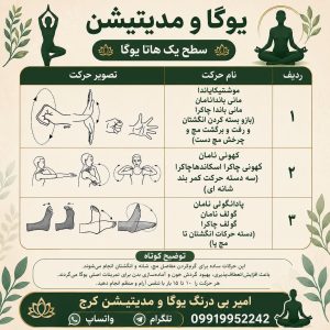 آموزش حرکت کوهونی نامان (چرخش شانه) در هاتا یوگا | یوگا و مدیتیشن کرج